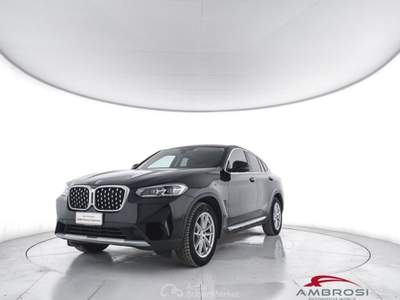 BMW X4 xdrive20d mhev 48V auto Nero usata Corciano