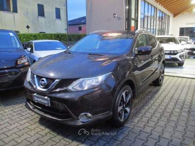 Nissan Qashqai 1.5 dCi N-Connecta TETTO/360/Frenata Nero usata Mogliano Veneto