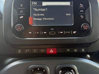 Fiat Panda Comandi al volante e sensori di parcheggio Blu/Azzurro usata Moncalieri