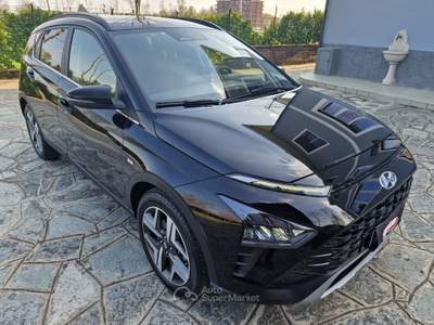 Hyundai Bayon Hybrid 100cv 48V iMT XLine Nero usata Robassomero