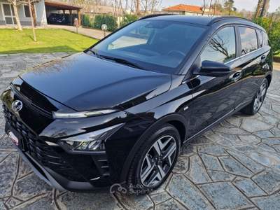 Hyundai Bayon Hybrid 100cv 48V iMT XLine Nero usata Robassomero
