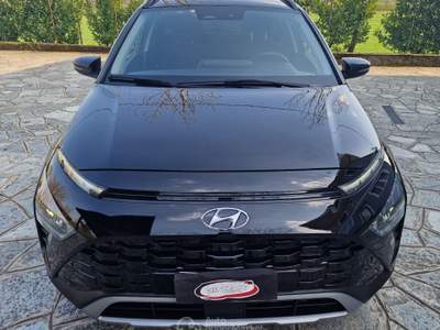 Hyundai Bayon Hybrid 100cv 48V iMT XLine Nero usata Robassomero