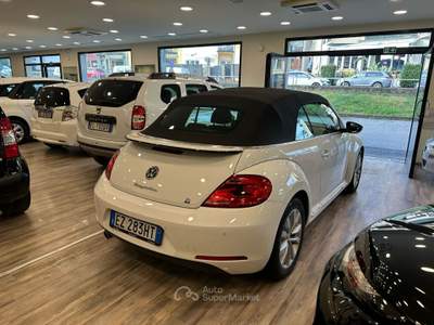 Volkswagen Maggiolino Cabrio 1.6 TDI Design Bianco usata Pieve a Nievole