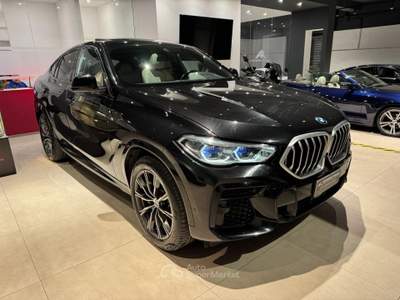 BMW X6 xDrive 40d 48V M-Sport (Tetto/Laser/Pelle/App) Nero usata Castellaneta