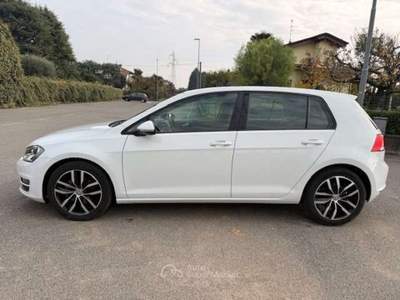 Volkswagen Golf Golf VII 2013 5p 1.6 tdi (btdi) Highline 110cv dsg Bianco usata Costa di Mezzate