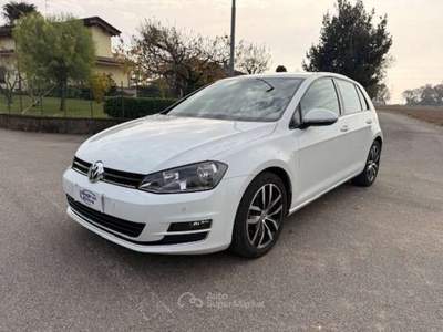 Volkswagen Golf Golf VII 2013 5p 1.6 tdi (btdi) Highline 110cv dsg Bianco usata Costa di Mezzate