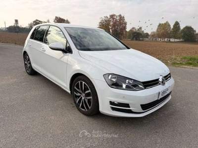 Volkswagen Golf Golf VII 2013 5p 1.6 tdi (btdi) Highline 110cv dsg Bianco usata Costa di Mezzate