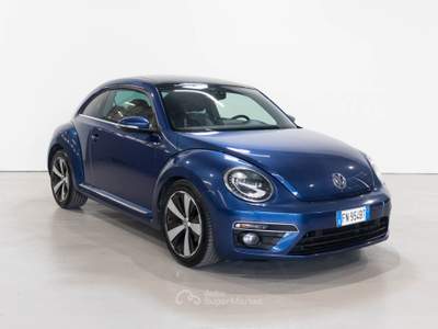 Volkswagen Maggiolino 2.0 TDI R-line 140 CV *TETTO* Blu/Azzurro usata Brescia