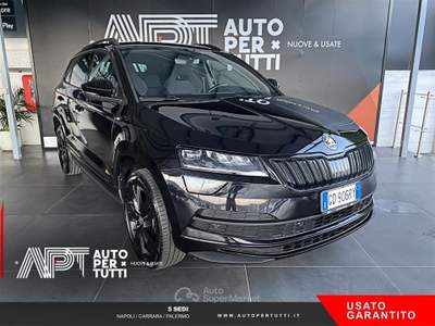 Skoda Karoq Karoq 2.0 tdi evo scr Sportline 115cv dsg Nero usata Napoli