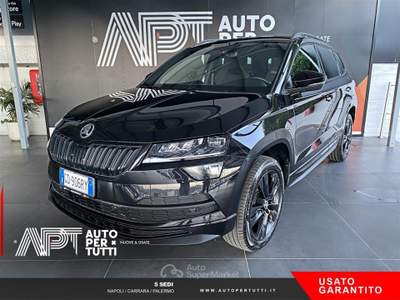 Skoda Karoq Karoq 2.0 tdi evo scr Sportline 115cv dsg Nero usata Napoli