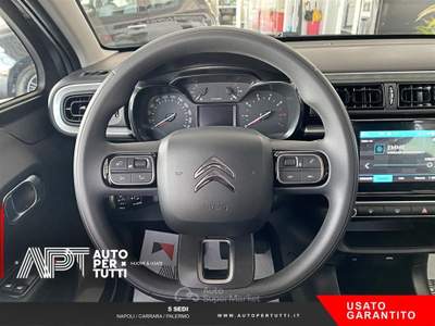 Citroen C3 C3 1.2 puretech Plus s&s 83cv neopatentati Nero usata Carrara