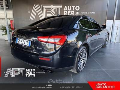 Maserati Ghibli Ghibli 3.0 V6 ds 250cv auto Nero usata Napoli