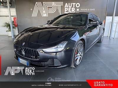 Maserati Ghibli Ghibli 3.0 V6 ds 250cv auto Nero usata Napoli