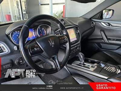 Maserati Ghibli Ghibli 3.0 V6 ds 250cv auto Nero usata Napoli