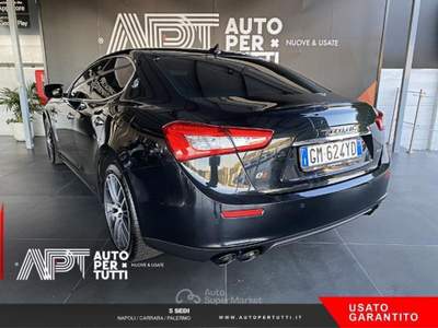 Maserati Ghibli Ghibli 3.0 V6 ds 250cv auto Nero usata Napoli
