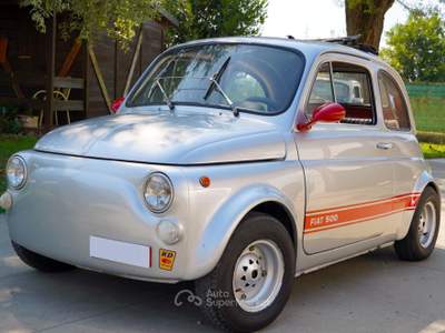 Fiat 500 1970- REPLICA ABARTH Grigio usata Castiraga Vidardo