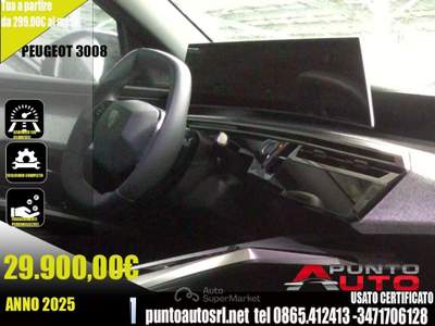 Peugeot 3008 Hybrid 145 e-DCS6 Allure Grigio usata Isernia