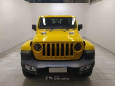 Jeep Wrangler 2.2 Mjt II Unlimited Sahara automatico Giallo usata Fossano