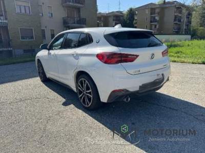 BMW X2 sDrive18d M-Sport Bianco usata Rivarolo Canavese