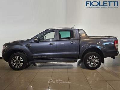 Ford Ranger 3ª SERIE 2.0 ECOBLUE AUT. 213 CV DC WILDTRAK 5 POSTI Grigio usata Manerbio