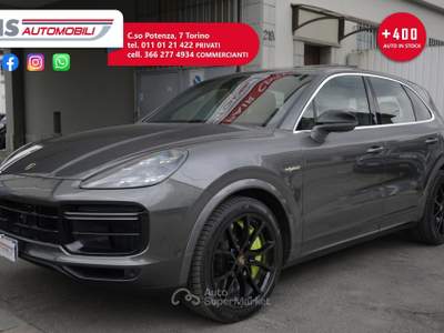 Porsche Cayenne Porsche Cayenne 4.0 V8 Turbo S E-Hybrid PROMOZIONE Unicoproprietario Grigio usata Torino
