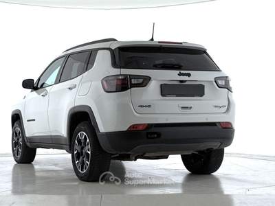 Jeep Compass Compass 1.3 Turbo T4 240 CV PHEV AT6 4xe Trailhawk Bianco usata Bastia Umbra