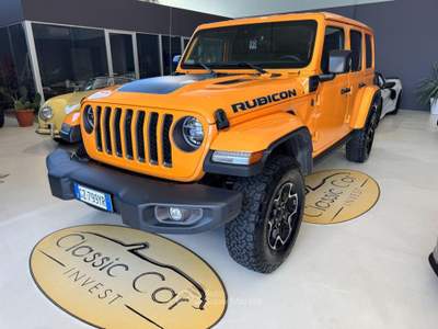 Jeep Wrangler Unlimited 2.0 PHEV ATX 4xe Rubicon Giallo usata Medesano