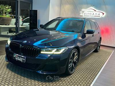BMW Serie 5 540i 540 540i 48V xDrive Touring Msport Blu/Azzurro usata Prato
