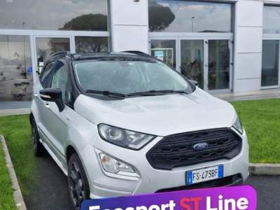 Ford EcoSport 1.0 EcoBoost 100 CV ST-Line Argento usata Civita Castellana