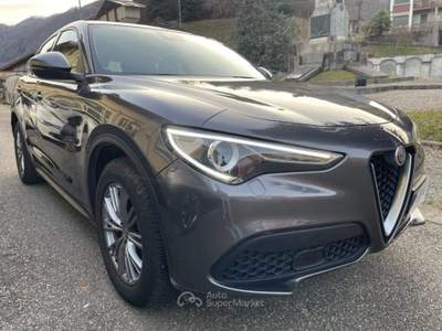 Alfa Romeo Stelvio 2.2 Turbodiesel 190 CV AT8 Q4 Business UNICO PROPR Grigio usata Varallo