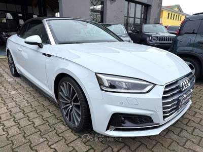 Audi A5 Cabrio 40 TFSI S tronic  Sport S-LINE Bianco usata Mogliano Veneto