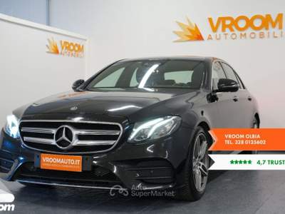 Mercedes-Benz Classe E E 220 d Auto Premium Plus Nero usata Olbia
