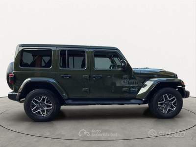 Jeep Wrangler Unlimited 2.0 PHEV ATX 4xe Sahara usata Arzano