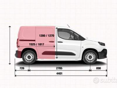 Fiat Doblò Doblo Doblò 1.5 BlueHdi 100CV PC-TN NOLEGGI usata Brusnengo