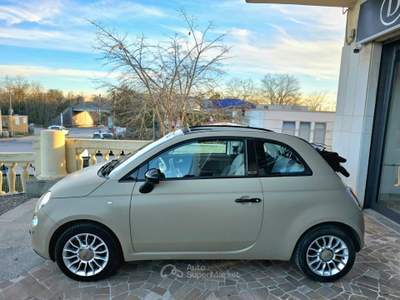 Fiat 500 C 1.2 Lounge#CABRIO#CLIMA AUTOMATICO Beige usata Altamura