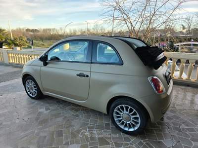Fiat 500 C 1.2 Lounge#CABRIO#CLIMA AUTOMATICO Beige usata Altamura