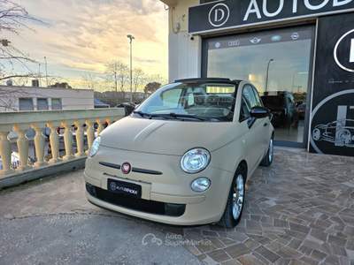 Fiat 500 C 1.2 Lounge#CABRIO#CLIMA AUTOMATICO Beige usata Altamura