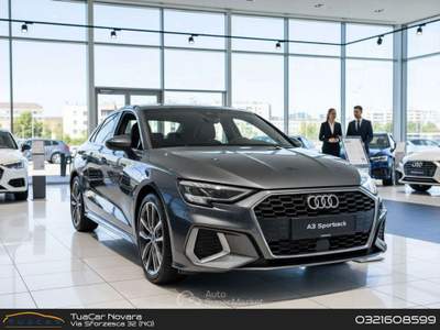 Audi A3 SPB 35 TDI 150CV S tronic S line Grigio usata Novara