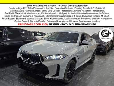 BMW X6 M-Sport C.22 Tetto Navi CAM360 HarmanKardon MSport Grigio usata Campi Bisenzio