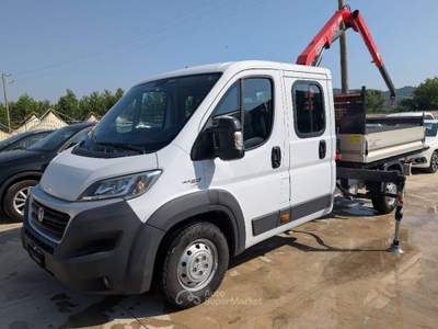 Fiat Ducato Maxi 35 X 2.3 mjt 130cv DOPPIA CABINA! GRU FASSI! Bianco usata Limatola