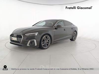 Audi A5 sportback 40 2.0 tdi mhev s line edition quattro 204cv s-tronic Nero usata Assago
