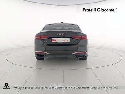 Audi A5 sportback 40 2.0 tdi mhev s line edition quattro 204cv s-tronic Nero usata Assago