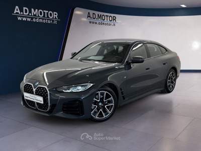 BMW Serie 4 Gran Coupé 420d 420d Gran Coupe mhev 48V xdrive Msport auto Grigio usata Perugia