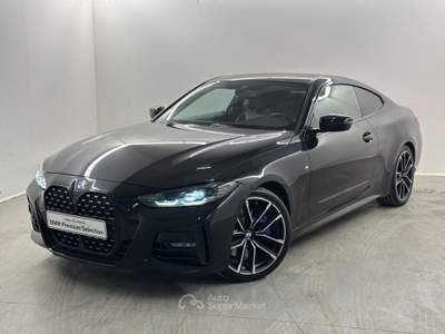 BMW Serie 4 420d 420d Coupe mhev 48V Msport auto Nero usata Perugia