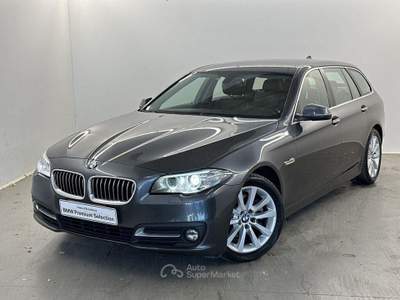 BMW Serie 5 520d 520d Touring xdrive Business 190cv auto Argento usata Perugia