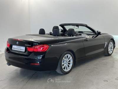 BMW Serie 4 420d 420d Cabrio Advantage Argento usata Perugia