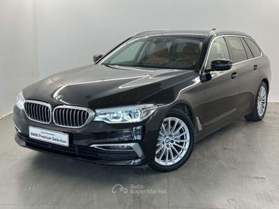 BMW Serie 5 520d 520d Touring Luxury Nero usata Perugia