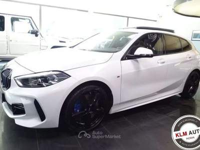 BMW Serie 1 120d 120 d 5p. M sport aut PERFORMANCE 190 CV Bianco usata Roma