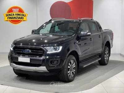 Ford Ranger Ranger 2.0 ecoblue double cab Wildtrak 213cv auto Nero usata Montagna in Valtellina