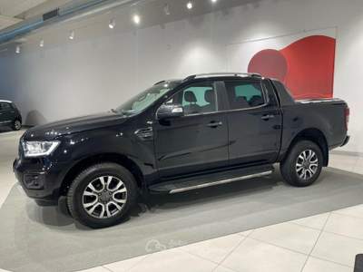 Ford Ranger Ranger 2.0 ecoblue double cab Wildtrak 213cv auto Nero usata Montagna in Valtellina